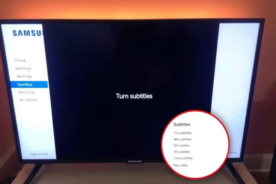 Jak wyłączyć napisy dla niesłyszących w telewizorze Samsung?